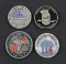 3 USN Challenge Coins (NSP)