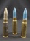 Three Inert US Military 20x102mm Practice Rounds (FMI)