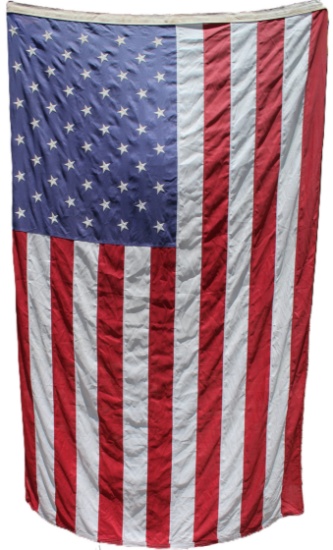 50-Star Canvas American Flag (JAA)