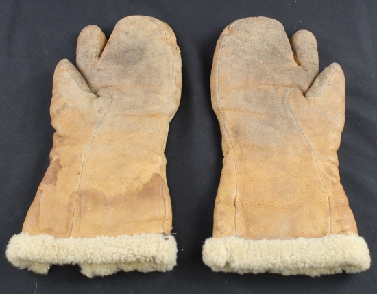 WW2 USAAF (United States Army Air Force) Type A-9A Ball Turret Machine Gunner's Gloves (JAA)