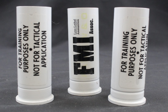 Inert Three FMI Less-lethal 37mm Cases (FMI)