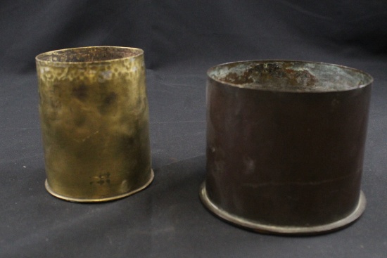Inert Set of Two Cut Field Artillery Shells  (FMI)