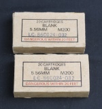 40 Rounds of M200 5.56 Blank Cartridges (JAA)