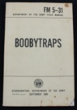 FM5-31 1965 Dated Boobytraps Field Manual (FMI)