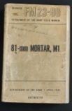 Manual for 81mm Mortar, dated April 1951 (JAA)