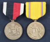 WW2 American Defense and Post-war Occupation Medals (JAA)