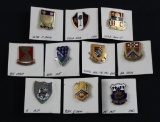 10 US Army Infantry Division Pins (JAA)