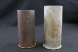 Inert British QF 2.95 Shell and US 75mm Pack Howitzer Round (FMI)