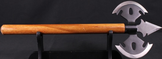 Medieval or Viking-style Double Headed Battle Spear-Axe (KTB)