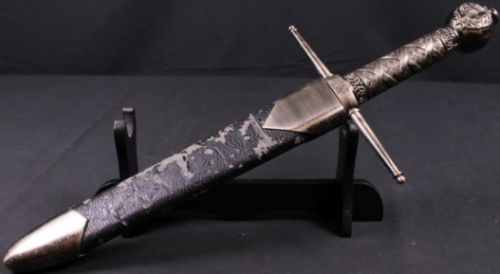 "Sword Breaker" Stainless Steel Specialized Parrying Dagger with Notched Blade (KTB)