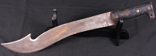 Vintage 1950s "Camp Champ" Bushwacker Limb Trim Machete (JAA)
