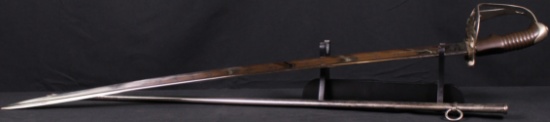Suspected Reproduction Imperial German M1889 Cavalry Sword for Argentina w/ Matching Scabbard (JAA)