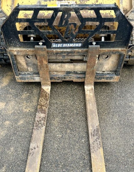 Blue Diamond Skid Loader Forks