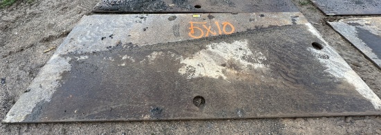5' x 10' Road Plate
