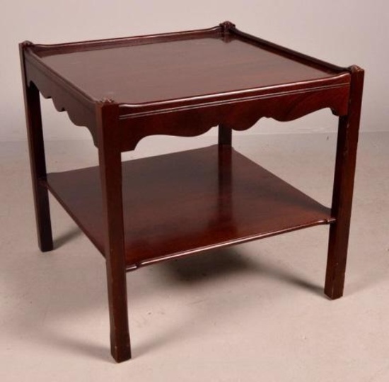 George III Style Mahogany Side Table