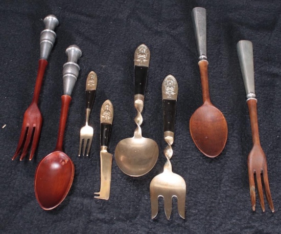 Grouping of Salad Serving Utensils