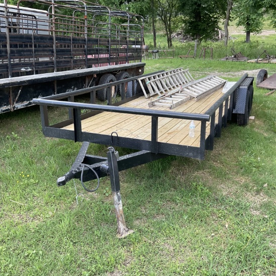 20 Ft. by 76 inch Pipe Top Trailer