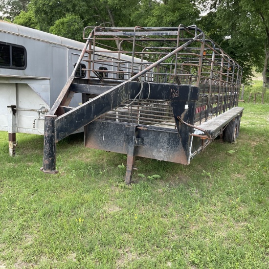 24 ft. x 6 Ft. Cattle Trailer