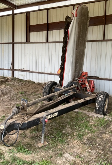 Hay dolly w/ 10 ft Khun mower