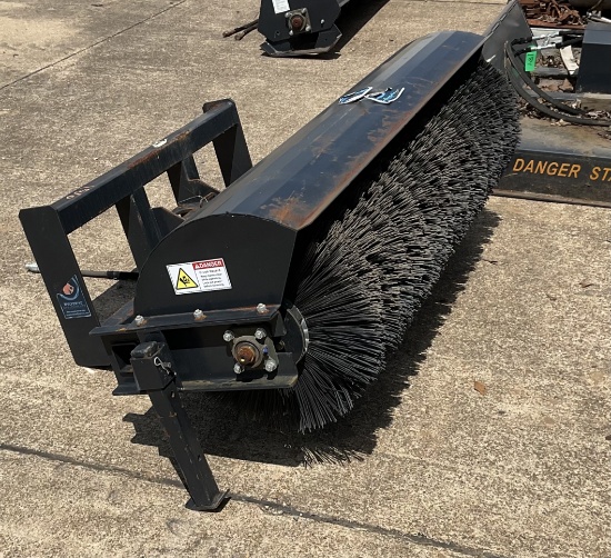 Quick attach sweeper