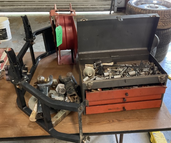 Tool box and ball hitch