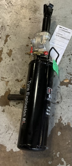Tire bead blaster