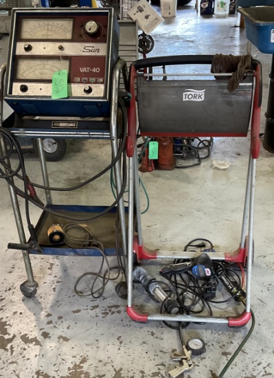Battery charger and tork stand