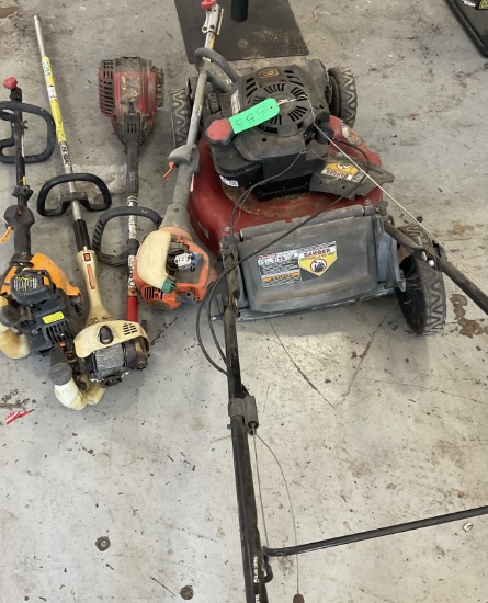 Lawn mowing equipment