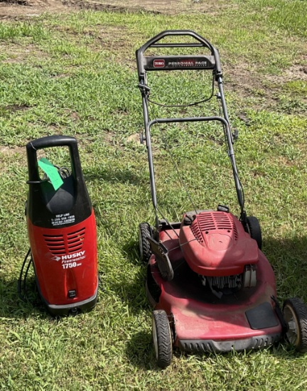 Mower and pressure