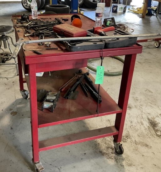 Cart with miscellaneous tools