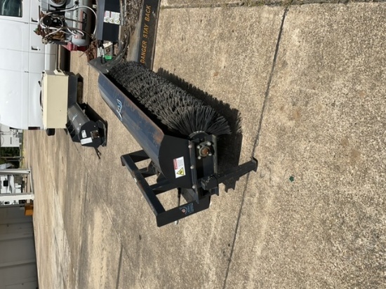 Quick attach sweeper