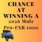 ENTRY to win a side by side