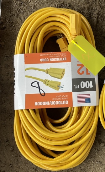 100 foot new extension cord