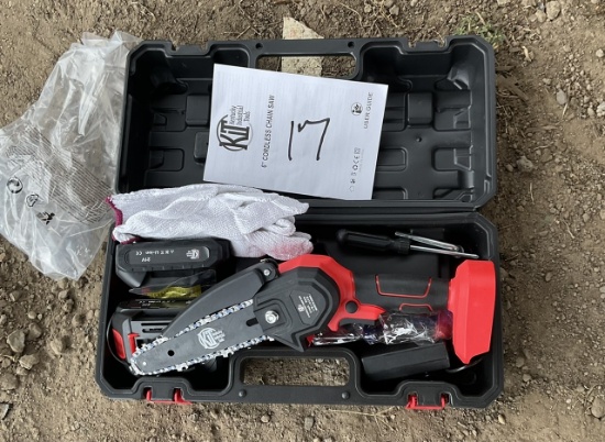 battery powered saw