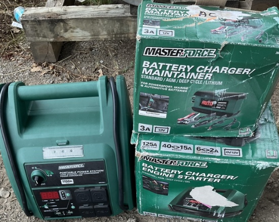 3 new battery chargers