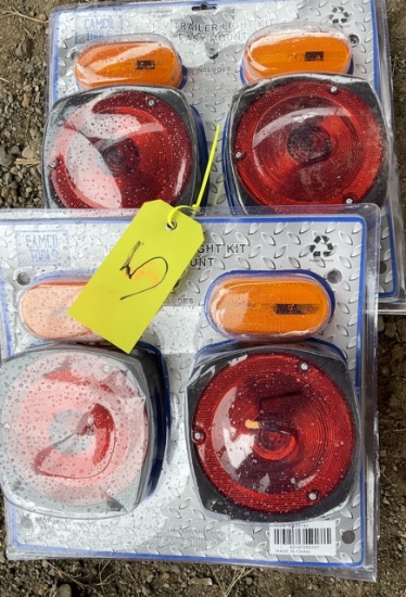 Two sets 12 V trailer light kit
