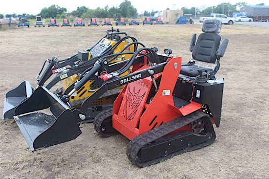 ride on skid steer loader