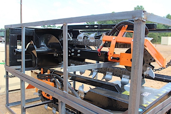 Skid Steer Trencher MOWER KING