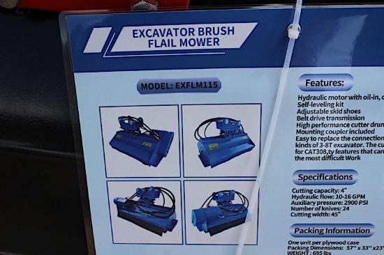 Excavator Flail Mower AGT