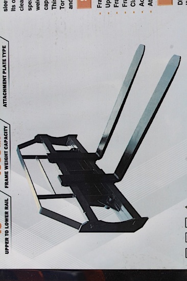 Mini Skidsteer Pallet Forks