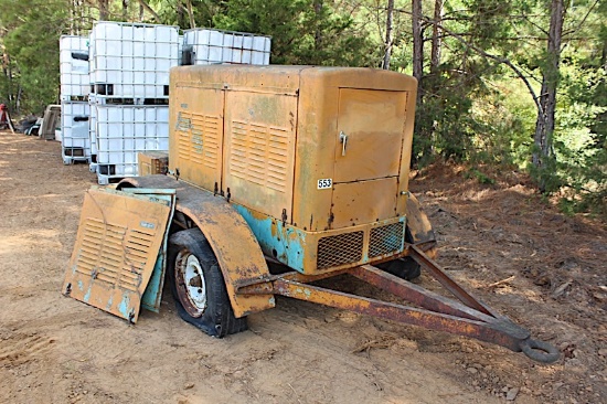 Generator on Trailer