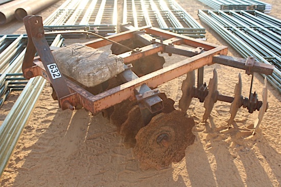 5 FT 3 point Disc Scalloped Blades