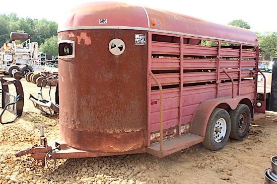 12 FT stock trailer