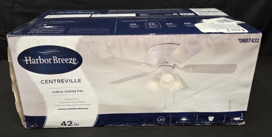 Brand New Harbor Breeze 42" Ceiling Fan