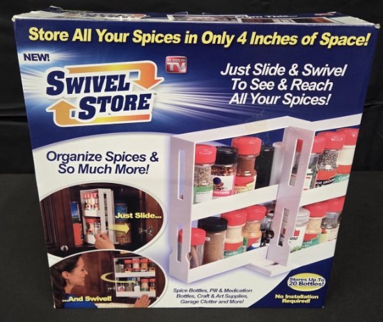 Brand New Swivel Store Spice Organizer