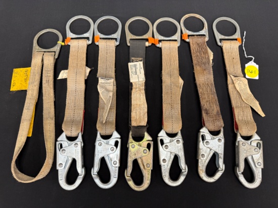 Lot of 7 Total D Ring Extensions For Fall Protection