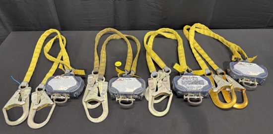 Lot of 4 Total Talon Safe Retracting Lifelines for Fall Protection