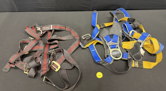 Lot of 2 Total Fall Protection Harnesses Harness M/L & L/XL
