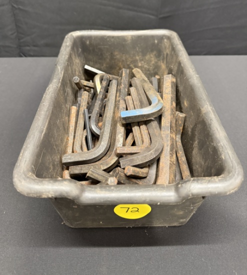 Huge Lot of Assorted Size Allen Keys Allen Wrenches
