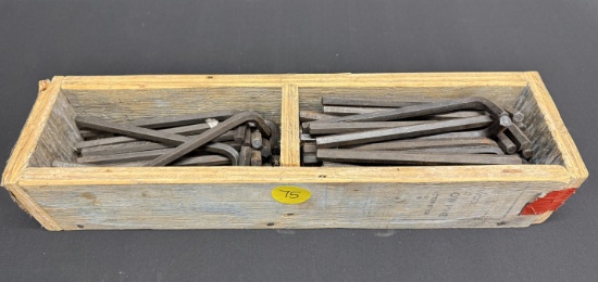 Huge Lot of 10 Total Allen Keys Wrenches 7/16" Inch